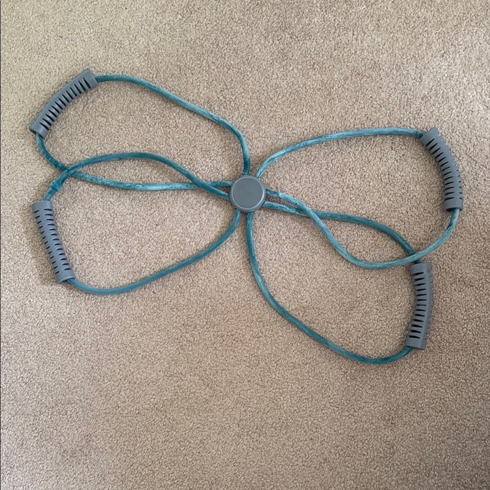 Blue Resistance Band with Handles‎
